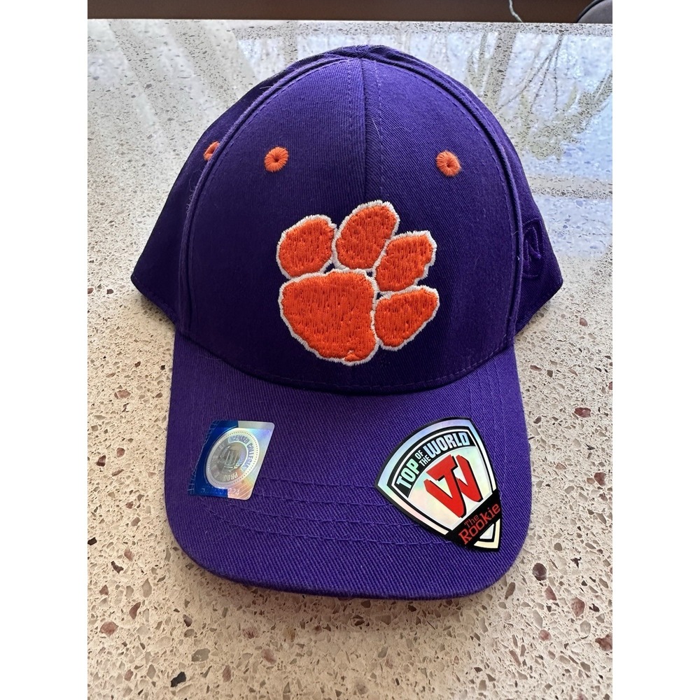 Top of the World Clemson Tigers Infant Hat Purple Orange Paw Lil Tiger One-Fit